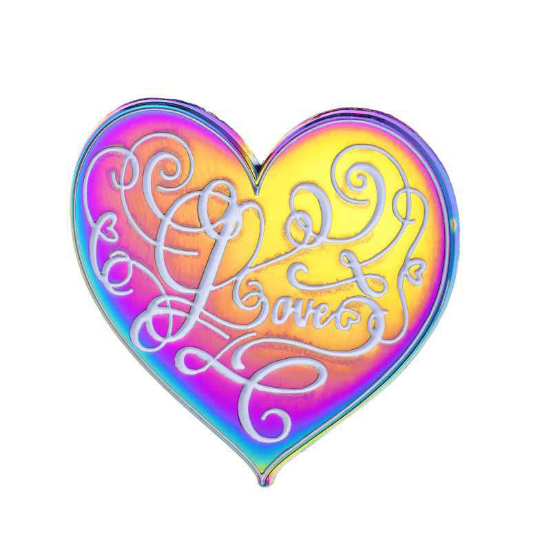 Rainbow Metal Plating Enamel Pin